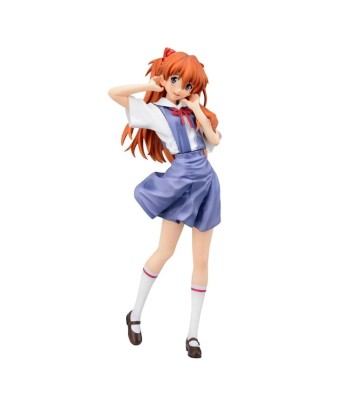 Figura SEGA Asuka Uniform XStellar - Evangelion - Uniforme Escolar 21cm