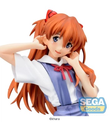 Figura SEGA Asuka Uniform XStellar - Evangelion - Uniforme Escolar 21cm