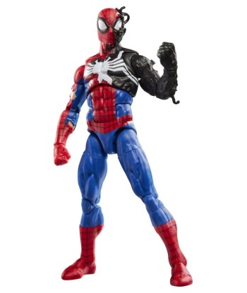 Figura Hasbro Spider-Man Alien Costume Secret Wars - Marvel Legends - Transformación Simbionte 15cm