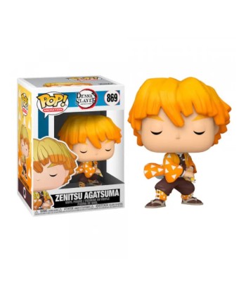 Figura Funko Pop Zenitsu Agatsuma 869 - Demon Slayer - Respiración del Rayo