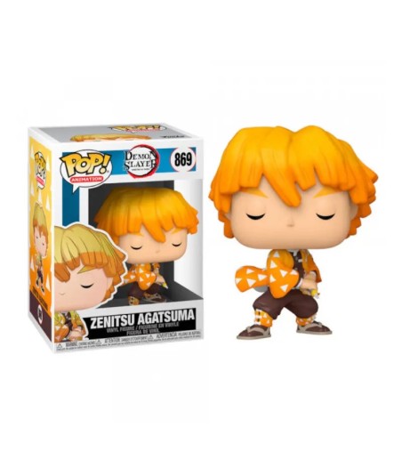 Figura Funko Pop Zenitsu Agatsuma 869 - Demon Slayer - Respiración del Rayo