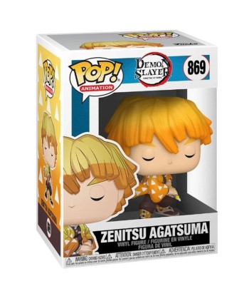 Figura Funko Pop Zenitsu Agatsuma 869 - Demon Slayer - Respiración del Rayo