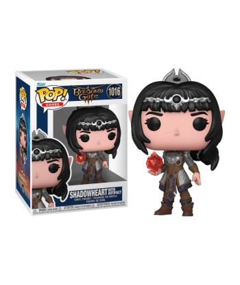 Figura Funko Pop Corazón Sombrío (Shadowheart) con Artefacto 1016 - Baldur's Gate 3 - La Clériga de Shar