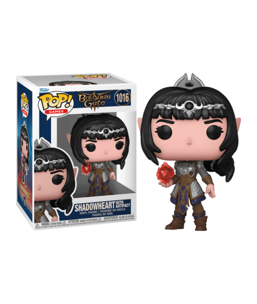 Figura Funko Pop Corazón Sombrío (Shadowheart) con Artefacto 1016 - Baldur's Gate 3 - La Clériga de Shar