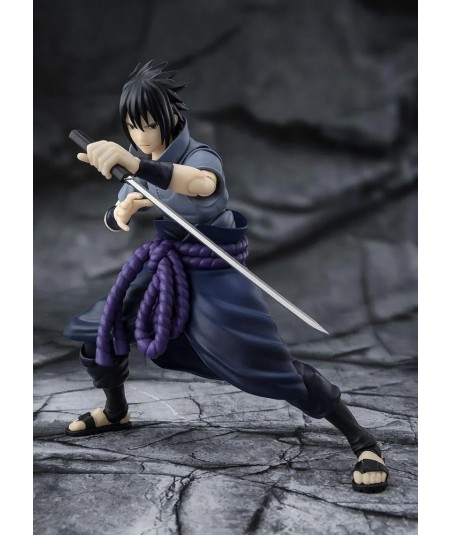 Figura Bandai Sasuke Uchiha Solitary Shinobi S.H. Figuarts - Naruto 15cm