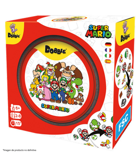 JUEGO DE MESA DOBBLE SUPER MARIO