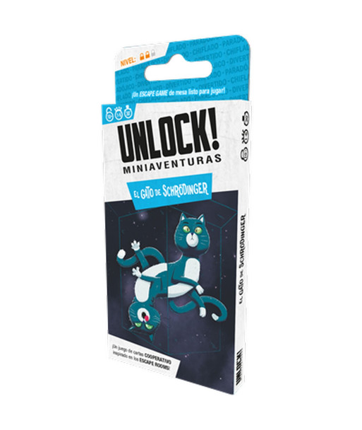 JUEGO DE MESA UNLOCK! MINIAVENTURAS EL GATO SCHRODINGER