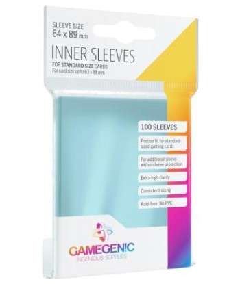 FUNDAS Inner Sleeves 64x89mm (100) - Gamegenic