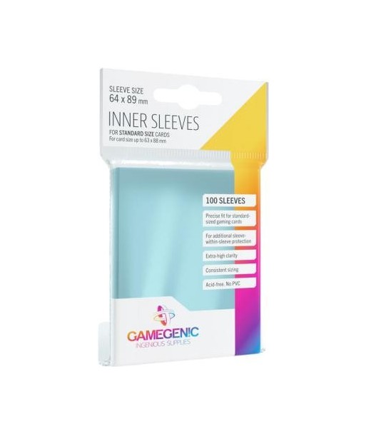 FUNDAS Inner Sleeves 64x89mm (100) - Gamegenic