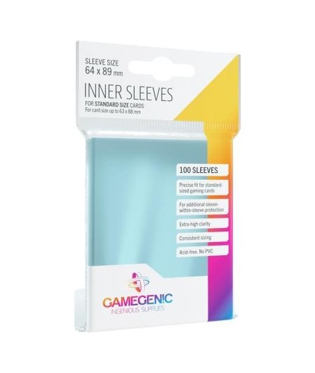FUNDAS Inner Sleeves 64x89mm (100) - Gamegenic