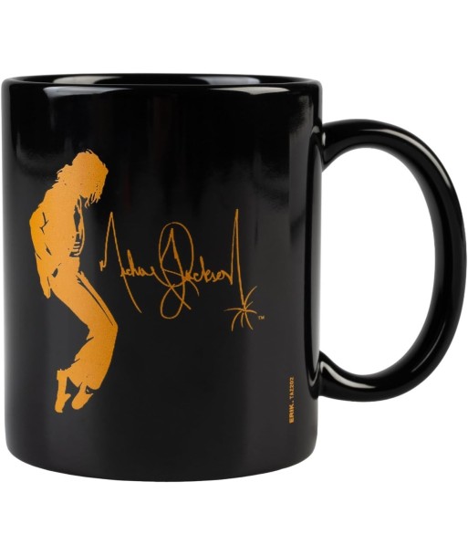 Taza Michael Jackson King of Pop Negra de Cerámica 350ml