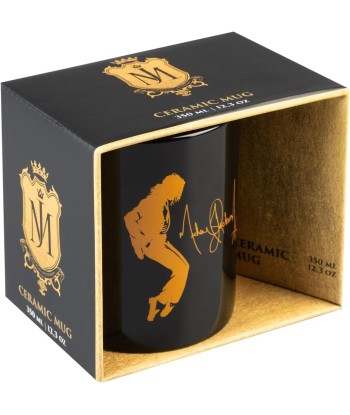 Taza Michael Jackson King of Pop Negra de Cerámica 350ml
