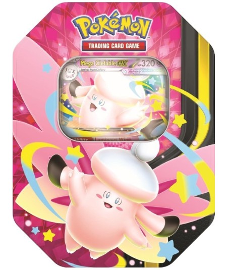 Pokemon TCG: Lata Megaluz Lunar - Mega Clefable EX (Español)