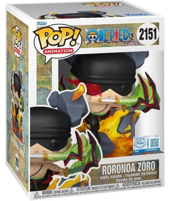 Figura Funko Pop Roronoa Zoro 2151 - One Piece - El Poder de las Tres Espadas