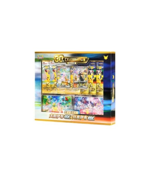 Pokemon TCG Chinese 30thC 30th Anniversary Celebration Espeon ex & Umbreon ex Collection Gift Box