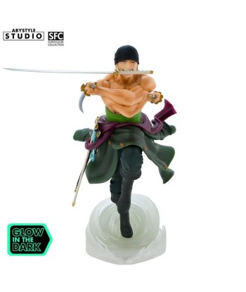 Figura ABYstyle Studio Zoro SFC Glow in the Dark - One Piece - El Espadachín que Brilla en la Oscuridad 18cm