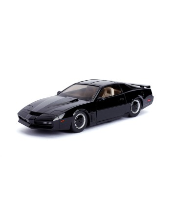 Réplica Jada KITT con Luces Hollywood Rides - El Coche Fantástico - El Coche Inteligente que Ilumina tu Colección Metal 1:24