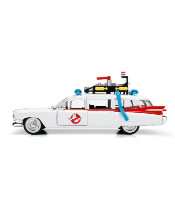 Réplica Jada Ecto-1 Hollywood Rides - Cazafantasmas - El Coche que Responde a Cada Llamada Paranormal 1:24