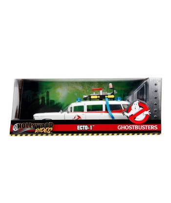 Réplica Jada Ecto-1 Hollywood Rides - Cazafantasmas - El Coche que Responde a Cada Llamada Paranormal 1:24