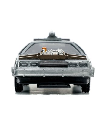 Réplica Jada DeLorean Máquina del Tiempo Hollywood Rides - Regreso al Futuro 3 - Viaja al Salvaje Oeste a 88 Millas por Hora 1:3