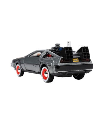 Réplica Jada DeLorean Máquina del Tiempo Hollywood Rides - Regreso al Futuro 3 - Viaja al Salvaje Oeste a 88 Millas por Hora 1:3