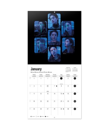 CALENDARIO 2027 PARED 30X30 BTS