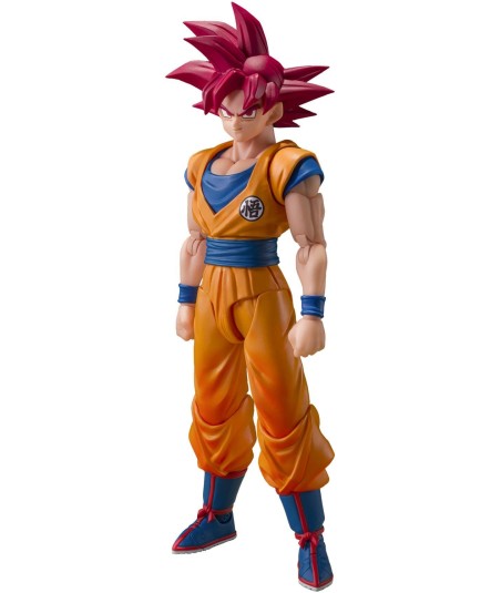 Figura Tamashii Nations Son Goku Super Saiyan God "God Aura" S.H. Figuarts - Dragon Ball Super - El Poder Divino del Saiyan Lege