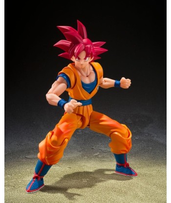 Figura Tamashii Nations Son Goku Super Saiyan God "God Aura" S.H. Figuarts - Dragon Ball Super - El Poder Divino del Saiyan Lege