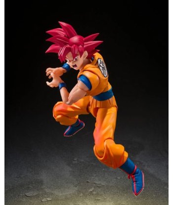 Figura Tamashii Nations Son Goku Super Saiyan God "God Aura" S.H. Figuarts - Dragon Ball Super - El Poder Divino del Saiyan Lege