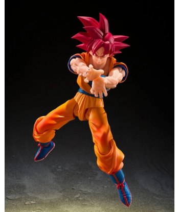 Figura Tamashii Nations Son Goku Super Saiyan God "God Aura" S.H. Figuarts - Dragon Ball Super - El Poder Divino del Saiyan Lege