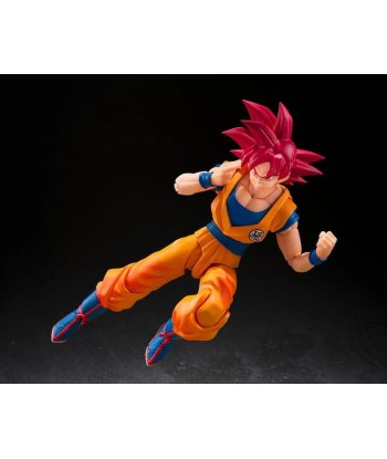 Figura Tamashii Nations Son Goku Super Saiyan God "God Aura" S.H. Figuarts - Dragon Ball Super - El Poder Divino del Saiyan Lege
