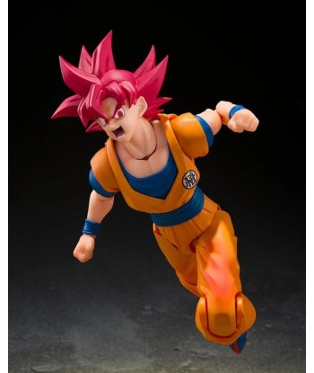 Figura Tamashii Nations Son Goku Super Saiyan God "God Aura" S.H. Figuarts - Dragon Ball Super - El Poder Divino del Saiyan Lege
