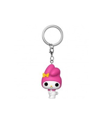 Llavero Funko Pocket POP! My Melody - Hello Kitty and Friends - Conejita con Capucha Rosa y Lazo Amarillo