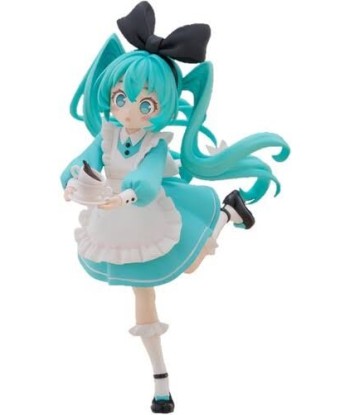 Figura FuRyu Hatsune Miku Wonderland Desktop Fairy - Hatsune Miku - La Hora del Té más Mágica del País de las Maravillas 16cm