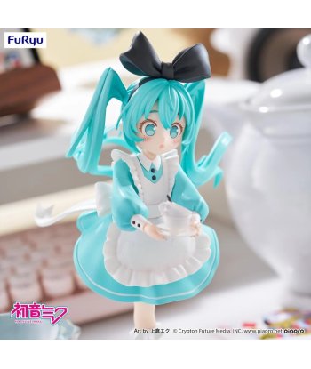 Figura FuRyu Hatsune Miku Wonderland Desktop Fairy - Hatsune Miku - La Hora del Té más Mágica del País de las Maravillas 16cm