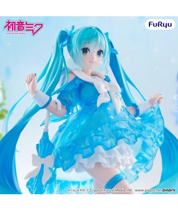 Figura FuRyu Hatsune Miku Rainy Dance Trio-Try-iT - Hatsune Miku - Bailando Bajo la Lluvia con Estilo 19cm
