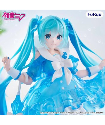 Figura FuRyu Hatsune Miku Rainy Dance Trio-Try-iT - Hatsune Miku - Bailando Bajo la Lluvia con Estilo 19cm
