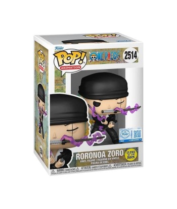 Figura Funko Pop Roronoa Zoro 2514 - One Piece - Edición Especial Glow in the Dark Brilla en la Oscuridad