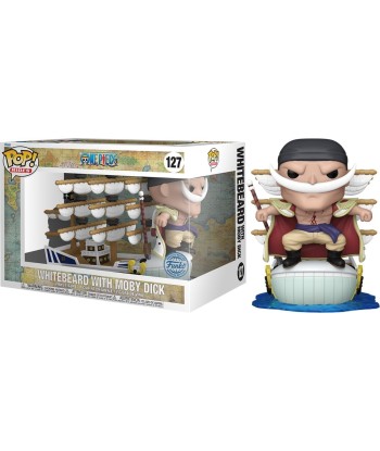 Figura Funko Pop Rides Whitebeard with Moby Dick 127 - One Piece - Barbablanca en su Barco Edición Especial