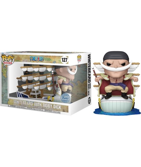 Figura Funko Pop Rides Whitebeard with Moby Dick 127 - One Piece - Barbablanca en su Barco Edición Especial