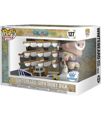 Figura Funko Pop Rides Whitebeard with Moby Dick 127 - One Piece - Barbablanca en su Barco Edición Especial