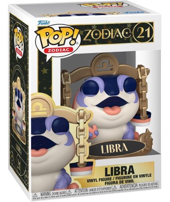 Figura Funko Pop! Libra (21) Zodiac - Horóscopo Zodiaco - La Balanza más Adorable de las Estrellas