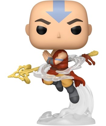 Figura Funko Pop Aang 2106 - Avatar: The Last Airbender - Aang Volando sobre Corriente de Aire con su Bastón