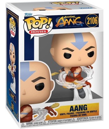 Figura Funko Pop Aang 2106 - Avatar: The Last Airbender - Aang Volando sobre Corriente de Aire con su Bastón