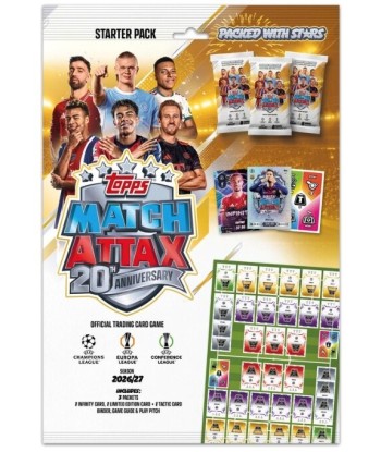 Starter pack de cartas UCC Match Attax 2026-2027 - 20 aniversario