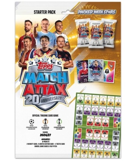 Starter pack de cartas UCC Match Attax 2026-2027 - 20 aniversario
