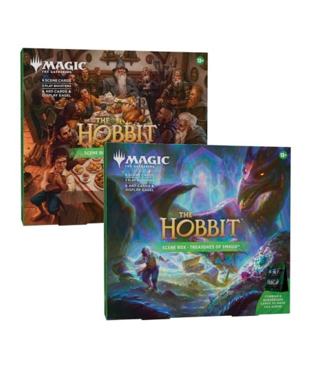 Scene Box Magic: The Gathering The Hobbit - Crack the Plates o Treasures of Smaug - Elige tu Escena de la Tierra Media (Inglés)