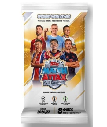 Sobre de cartas UCC Match Attax 2026-2027 Card Packets