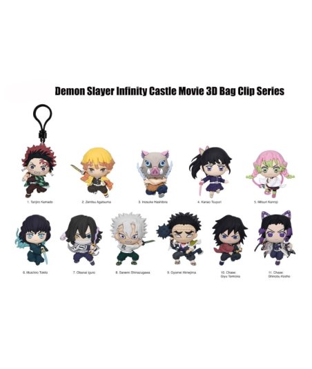 Llavero Sorpresa - DEMON SLAYER (Series 1) (1 Unidad)
