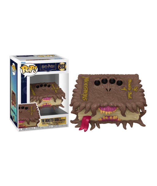 Figura Funko Pop The Monster Book of Monsters 202 - Harry Potter - El Monstruoso Libro de los Monstruos